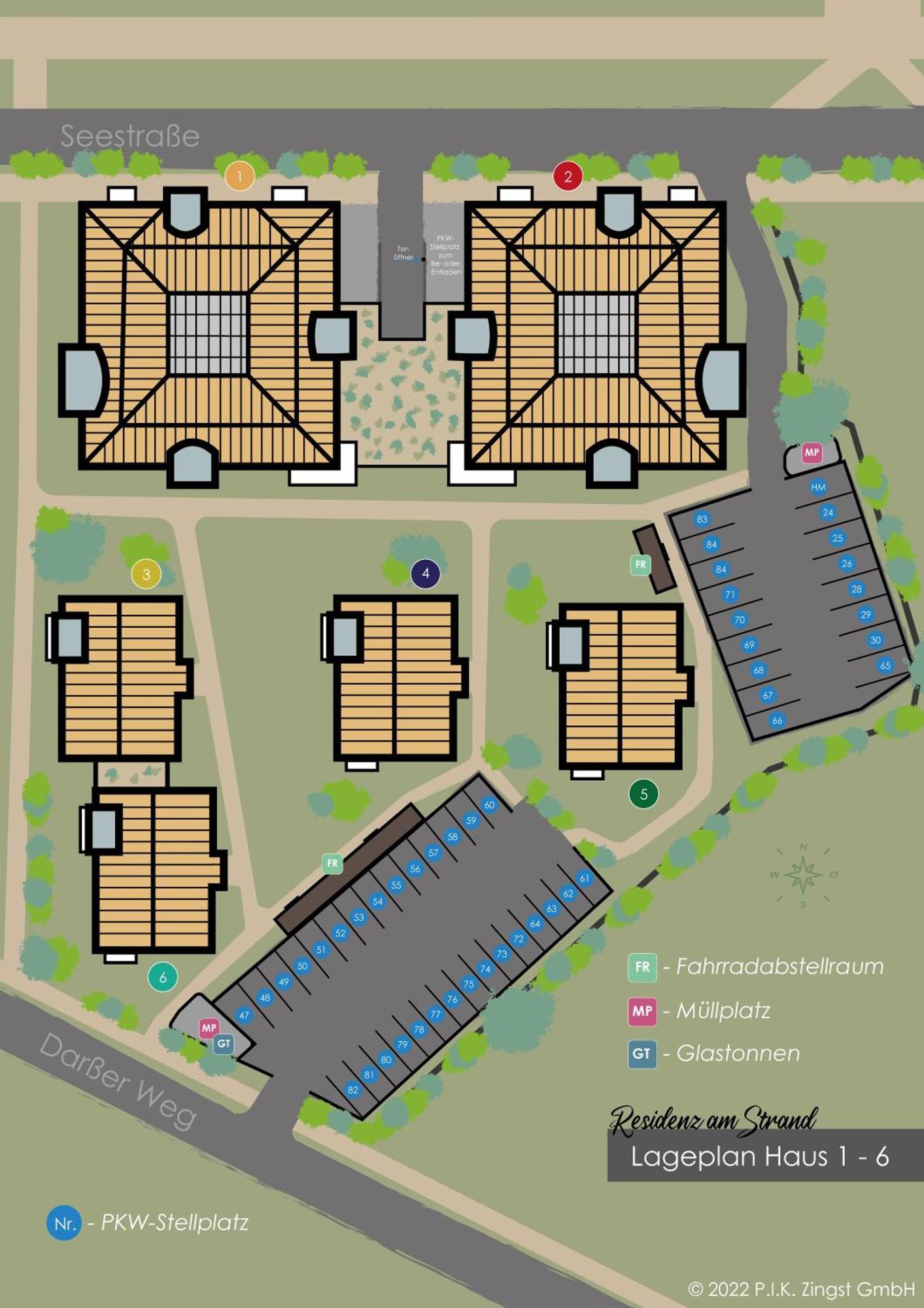 זינקסט Residenz Am Strand Ostseerauschen - Wohnung 5-72 מראה חיצוני תמונה